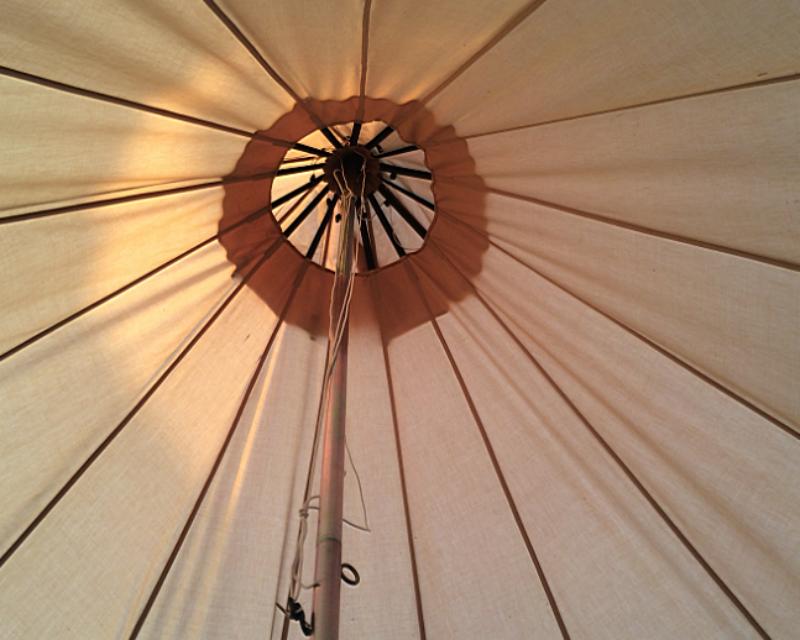 5.6m Tipi Tent with 3 Doors1