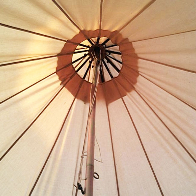 5.6m Tipi Tent with 3 Doors