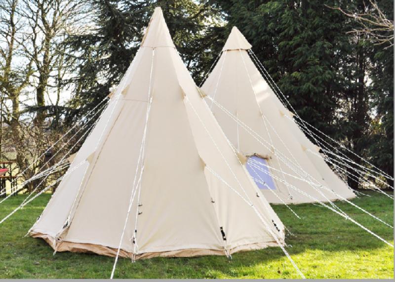 Canvas Tipi Tent2