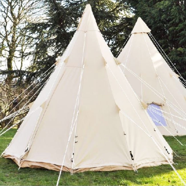 Canvas Tipi Tent 4/5/6m