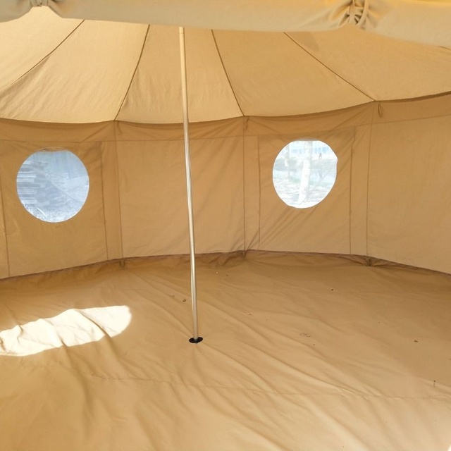 Large Cotton Canvas Bell Tent 500x300x170cm