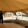 Large Cotton Canvas Bell Tent 500x300x170cm