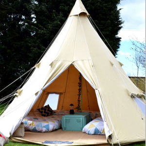 Canvas Tipi Tent 4/5/6m
